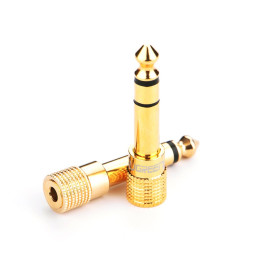 Ugreen adapterio adapteris nuo 3,5 mm mini lizdo iki 6,3 mm aukso lizdo (20503)