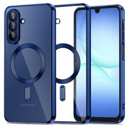 „Tech-Protect MagFlex MagSafe“ dėklas, skirtas „Samsung Galaxy A17 4G/ 5G“ – permatomas mėlynas