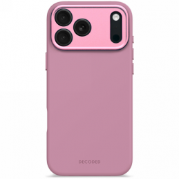 „Decoded“ antimikrobinis silikoninis „MagSafe“ dėklas, skirtas „iPhone 17 Pro Max“ – rožinis