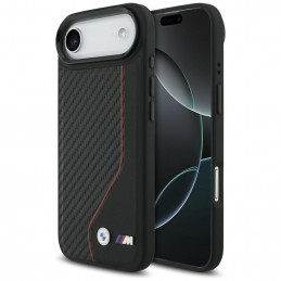 BMW M Carbon Line ir logotipo MagSafe dėklas, skirtas iPhone Air – raudonas