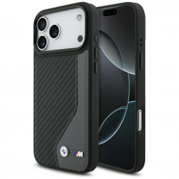 BMW M Carbon logotipo „MagSafe“ dėklas, skirtas „iPhone 17 Pro Max“ – grafito spalvos