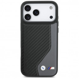 BMW M Carbon logotipo „MagSafe“ dėklas, skirtas „iPhone 17 Pro Max“ – grafito spalvos