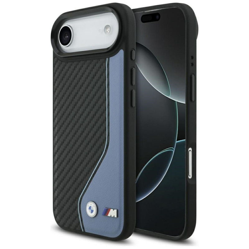 BMW M anglies pluošto logotipo „MagSafe iPhone Air“ dėklas – mėlynas