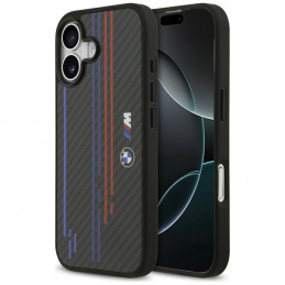 BMW M Kevlaro linijų ir logotipo „MagSafe“ dėklas, skirtas iPhone 17 – juodas