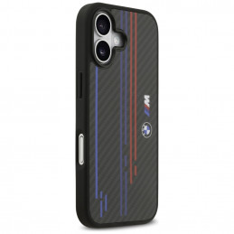 BMW M Kevlaro linijų ir logotipo „MagSafe“ dėklas, skirtas iPhone 17 – juodas