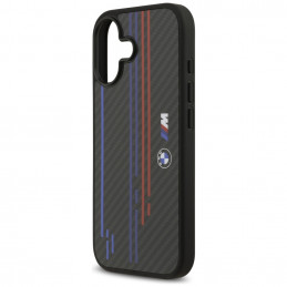 BMW M Kevlaro linijų ir logotipo „MagSafe“ dėklas, skirtas iPhone 17 – juodas