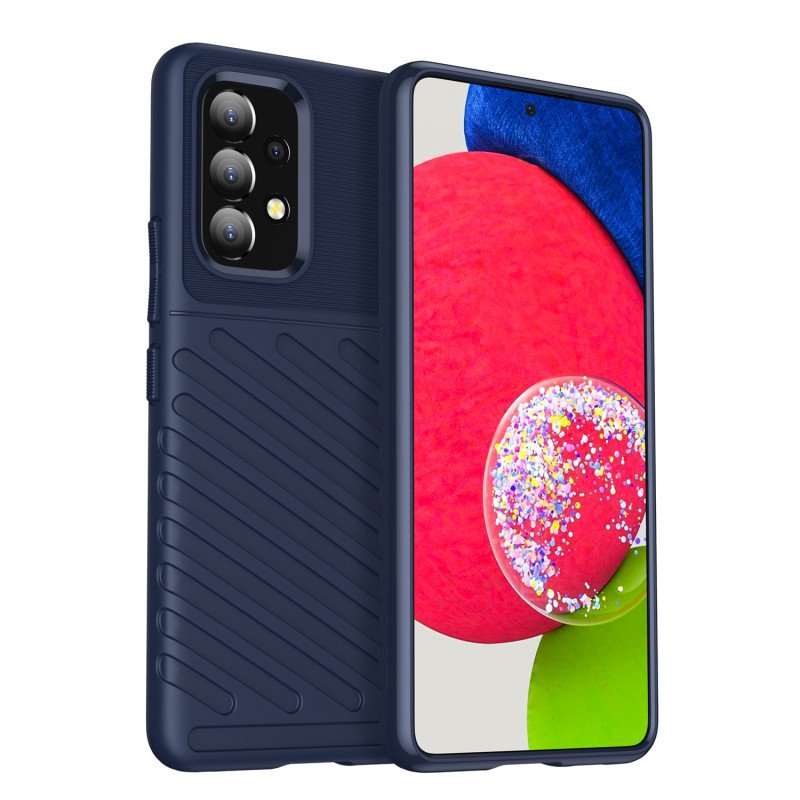 Thunder Case lankstus šarvuotas dėklas, skirtas Samsung Galaxy A53 5G mėlynas