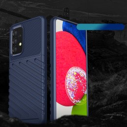 Thunder Case lankstus šarvuotas dėklas, skirtas Samsung Galaxy A53 5G mėlynas