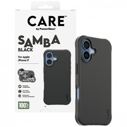 „CARE by PanzerGlass“ madingas „Samba MagSafe“ dėklas, skirtas „iPhone 17“ – juodas