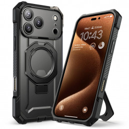 „Supcase UB Grip Mag MagSafe“ dėklas, skirtas „iPhone 17 Pro“ – juodas