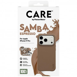 „CARE by PanzerGlass“ madingas „Samba MagSafe“ dėklas, skirtas „iPhone 17 Pro“ – rudas