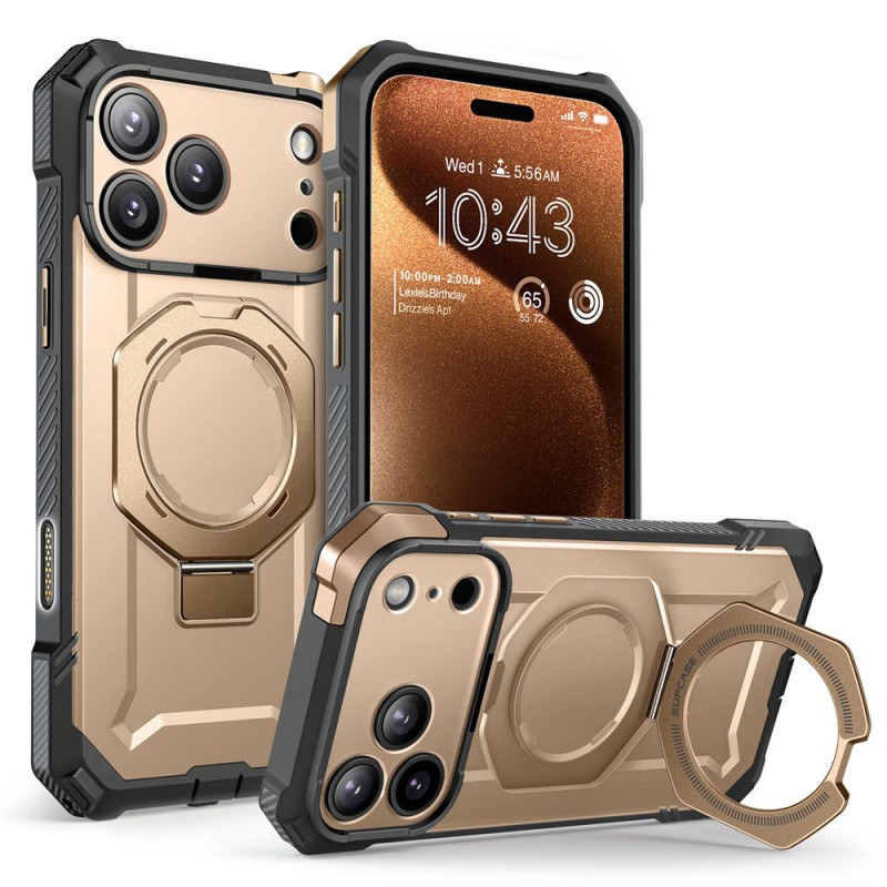 „Supcase UB Grip Mag MagSafe“ dėklas, skirtas „iPhone 17 Pro“ – auksinis