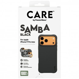 „CARE by PanzerGlass“ madingas „Samba MagSafe“ dėklas, skirtas „iPhone 17 Pro Max“ – juodas