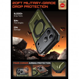 „Supcase UB Grip Mag MagSafe“ dėklas, skirtas „iPhone 17 Pro“ – žalias