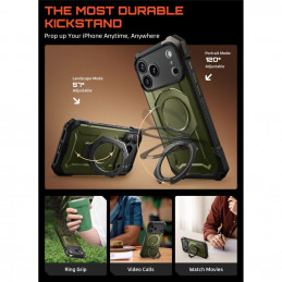 „Supcase UB Grip Mag MagSafe“ dėklas, skirtas „iPhone 17 Pro“ – žalias