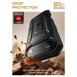 „Supcase UB Pro“ dėklas, skirtas „iPhone 17 Air“ – juodas