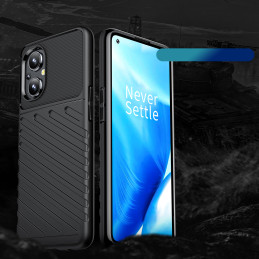 Thunder Case lankstus šarvuotas dėklo dangtelis, skirtas OnePlus Nord N20 5G juodas