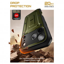 „Supcase UB Pro“ dėklas, skirtas „iPhone 17 Pro Max“ – žalias