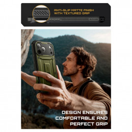 „Supcase UB Pro“ dėklas, skirtas „iPhone 17 Pro Max“ – žalias