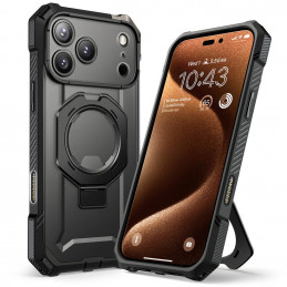 „Supcase UB Grip Mag MagSafe“ dėklas, skirtas „iPhone 17 Pro Max“ – juodas