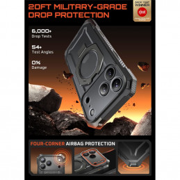 „Supcase UB Grip Mag MagSafe“ dėklas, skirtas „iPhone 17 Pro Max“ – pilkas