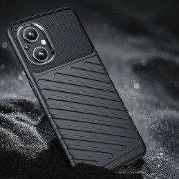 Thunder Case lankstus šarvuotas dėklo dangtelis, skirtas OnePlus Nord N20 5G juodas