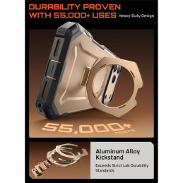 „Supcase UB Grip Pro Mag MagSafe“ dėklas, skirtas „iPhone 17 Pro Max“ – auksinis
