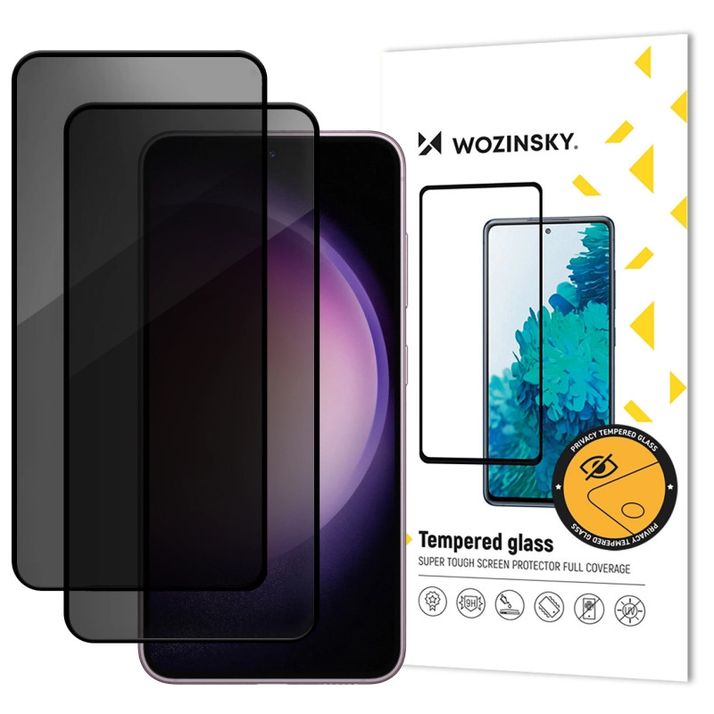 „Wozinsky“ privatumo stiklai, skirti „Samsung Galaxy S25 FE“ - 2 vnt.