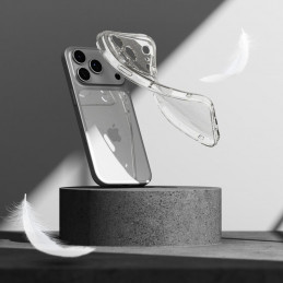 „Ringke Air“ dėklas, skirtas „iPhone 17 Pro“ – skaidrus ir blizgus