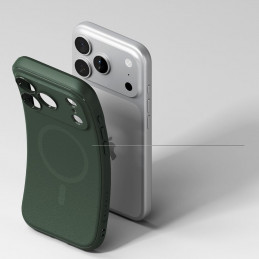 „Ringke Onyx“ magnetinis „MagSafe“ dėklas, skirtas „iPhone 17 Pro“ – žalias