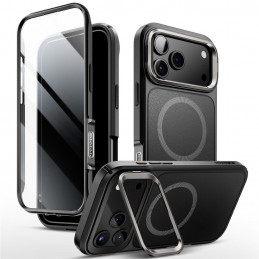 „Supcase IBLSN Ares Flip Mag MagSafe“ dėklas, skirtas „iPhone 17 Pro“ – juodas