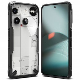 „Ringke Fusion X“ dėklas, skirtas „Nothing Phone 3“ – juodas