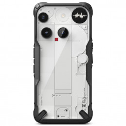 „Ringke Fusion X“ dėklas, skirtas „Nothing Phone 3“ – juodas