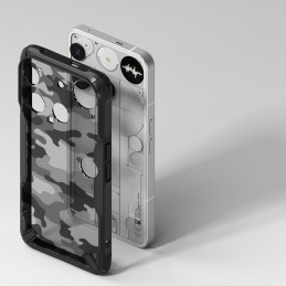 „Ringke Fusion X“ dėklas, skirtas „Nothing Phone 3“ – pilkas ir juodas