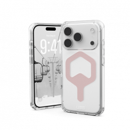UAG Plyo MagSafe dėklas, skirtas iPhone 17 Pro – skaidriai rožinis