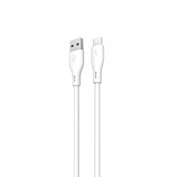 Dudao USB / USB C tipo laidas 5A 1m baltas (L2T 1m baltas)
