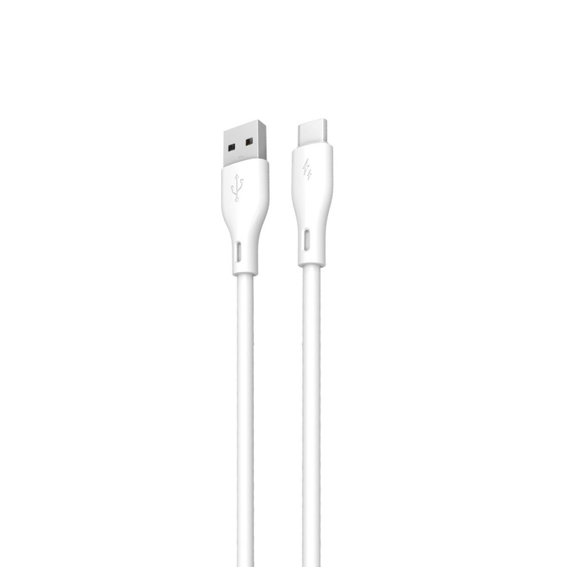 Dudao USB / USB C tipo laidas 5A 1m baltas (L2T 1m baltas)