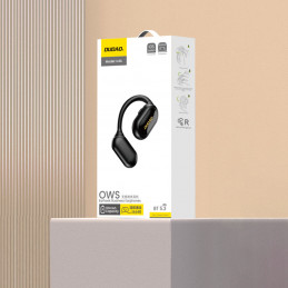 OWS Dudao U4A Bluetooth 5.3 IPX5 verslo ausinės - juodos