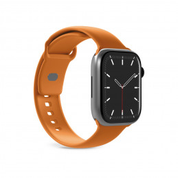 „Puro Icon“ silikoninis dirželis, skirtas „Apple Watch 44 / 45 / 46 / 49 mm“ – oranžinis