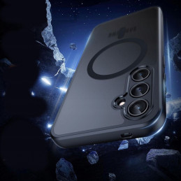 „Tech-Protect MagMat MagSafe“ dėklas, skirtas „Nothing Phone 3A Pro“ – matinės juodos spalvos