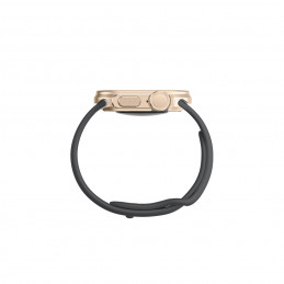 NUOSTABUS „Amazingthing Titan Pro“ metalinis dėklas, skirtas „Apple Watch 11“ (46 mm), aliuminis – auksinis