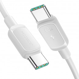 „Joyroom S-A14“ USB-C laidas – USB-C 60W 1,2 m – baltas