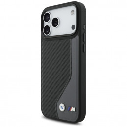 BMW M Carbon logotipo „MagSafe“ dėklas, skirtas „iPhone 17 Pro Max“ – grafito spalvos