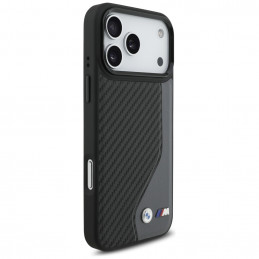BMW M Carbon logotipo „MagSafe“ dėklas, skirtas „iPhone 17 Pro Max“ – grafito spalvos