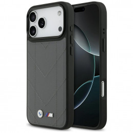 BMW M dygsniuotas logotipo „MagSafe“ dėklas, skirtas „iPhone 17 Pro Max“ – grafito spalvos