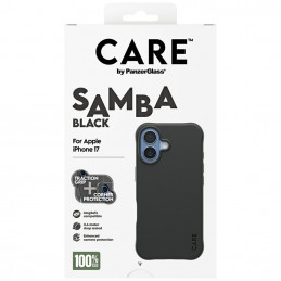 „CARE by PanzerGlass“ madingas „Samba MagSafe“ dėklas, skirtas „iPhone 17“ – juodas
