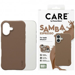 „CARE by PanzerGlass“ madingas „Samba MagSafe“ dėklas, skirtas „iPhone 17“ – rudas