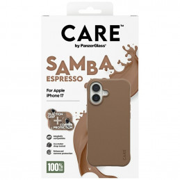 „CARE by PanzerGlass“ madingas „Samba MagSafe“ dėklas, skirtas „iPhone 17“ – rudas