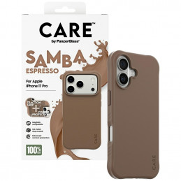 „CARE by PanzerGlass“ madingas „Samba MagSafe“ dėklas, skirtas „iPhone 17 Pro“ – rudas
