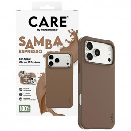 „CARE by PanzerGlass“ madingas „Samba MagSafe“ dėklas, skirtas „iPhone 17 Pro Max“ – rudas